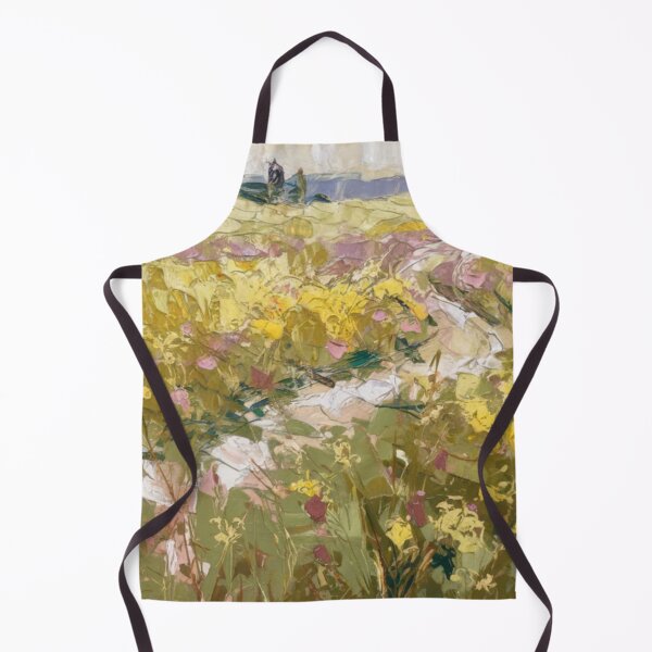Item preview, French Countryside Wall Art – Wild Meadow Landscape Painting designed and sold by CARRAANN.