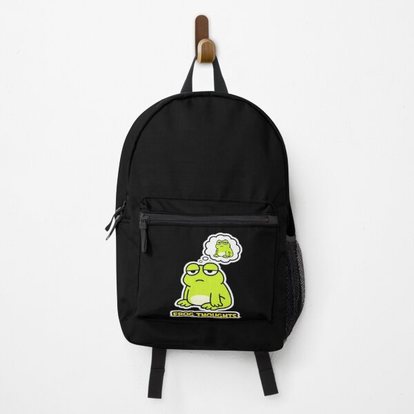 Item preview, Frog Thoughts – Funny Overthinking Frog Meme designed and sold by VibeOffline Studio.