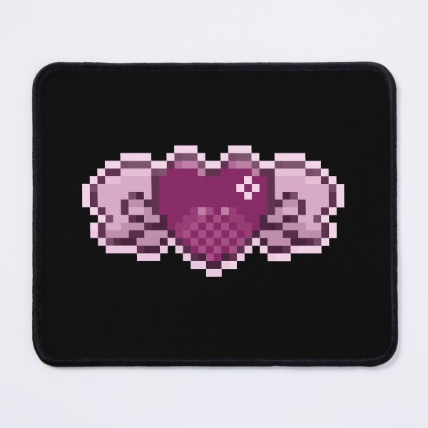 Item preview, jirai kei pixel winged heart designed and sold by cottonlacey.