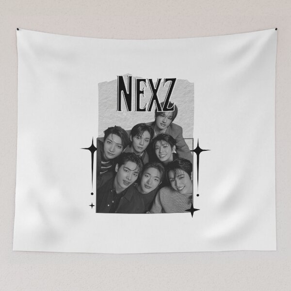 Item preview, NEX Seven Member K-Pop Boy Group Portrait Korean Japanese boy band designed and sold by HELL0WBELLO.