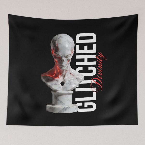 Item preview, Glitched Android – Cyberpunk AI Bust Sculpture designed and sold by Marble Void.