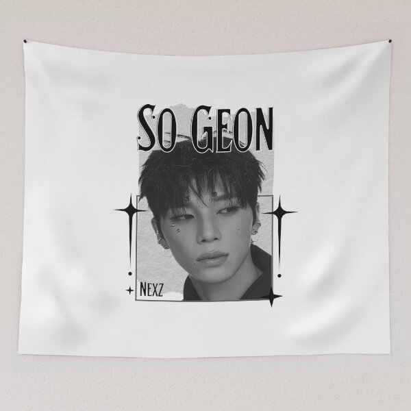 Item preview, NEX So Geon Seven Member K-Pop Boy Group Portrait Korean Japanese boy band designed and sold by HELL0WBELLO.