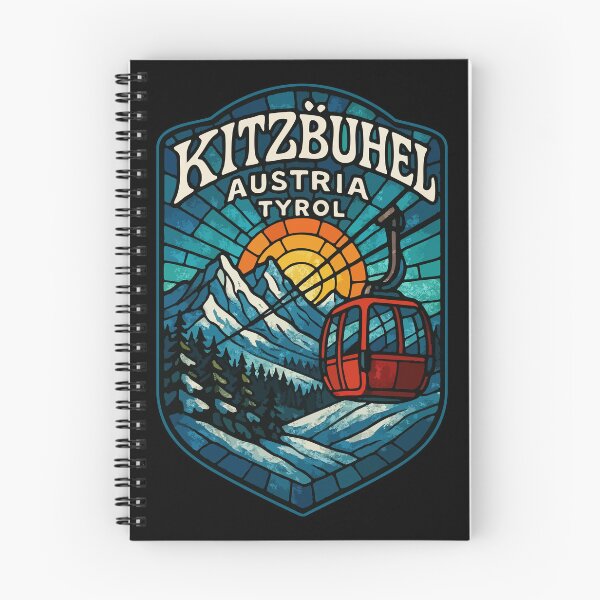 Item preview, Kitzbuhel Austria Tyrol Gondola Stained Glass Travel designed and sold by TomFrontierArt.