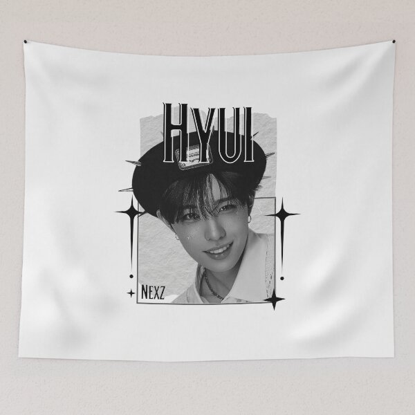 Item preview, NEX Hyui Seven Member K-Pop Boy Group Portrait Korean Japanese boy band designed and sold by HELL0WBELLO.