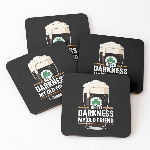 Item preview, Hello Darkness my old friend Irish Beer Shamrock St. Patrick's Day 2026 designed and sold by VividDripCo.