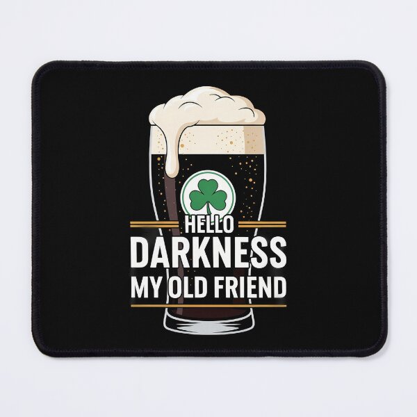 Item preview, Hello Darkness my old friend Irish Beer Shamrock St. Patrick's Day 2026 designed and sold by VividDripCo.