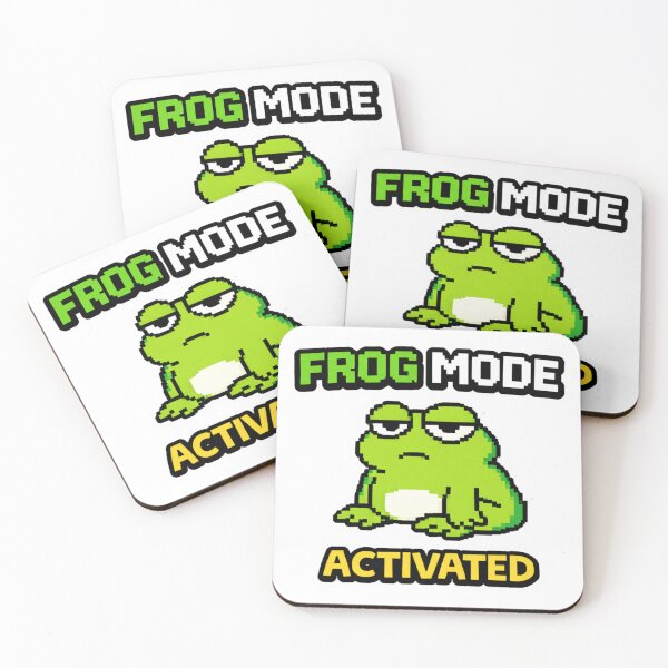 Item preview, Frog Mode Activated – Funny Frog Meme designed and sold by VibeOffline Studio.