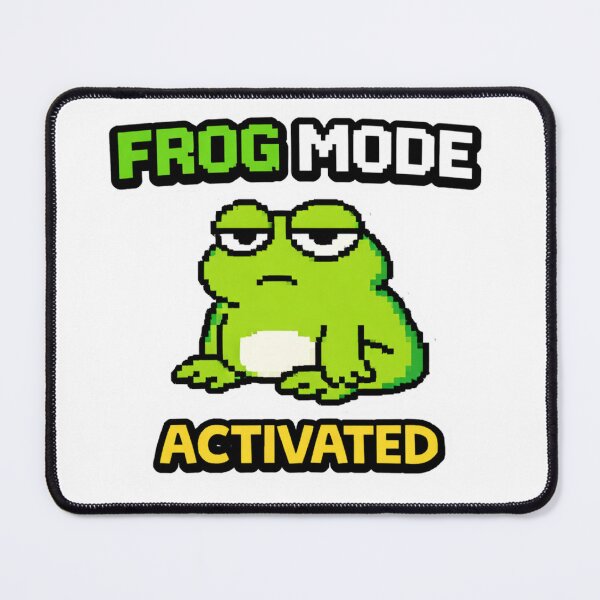 Item preview, Frog Mode Activated – Funny Frog Meme designed and sold by VibeOffline Studio.