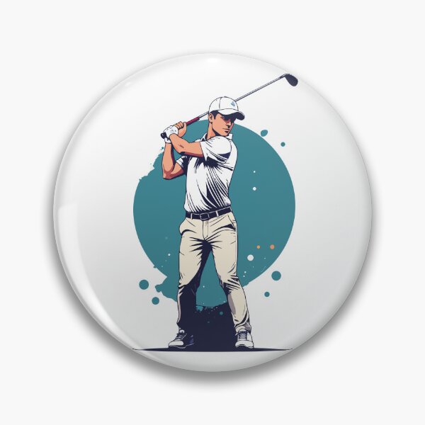 Item preview, Classic Golfer Backswing – Artistic Sports Illustration designed and sold by sorryNOTsorry.brand.
