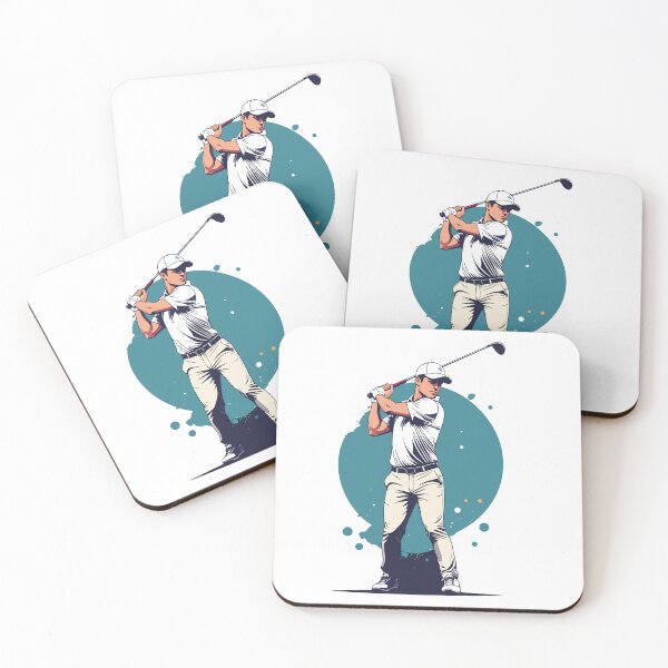 Item preview, Classic Golfer Backswing – Artistic Sports Illustration designed and sold by sorryNOTsorry.brand.