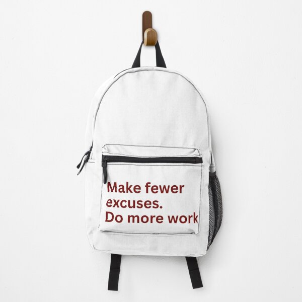 Item preview, Make fewer excuses. Do more work-Discipline quote designed and sold by Omer's store.