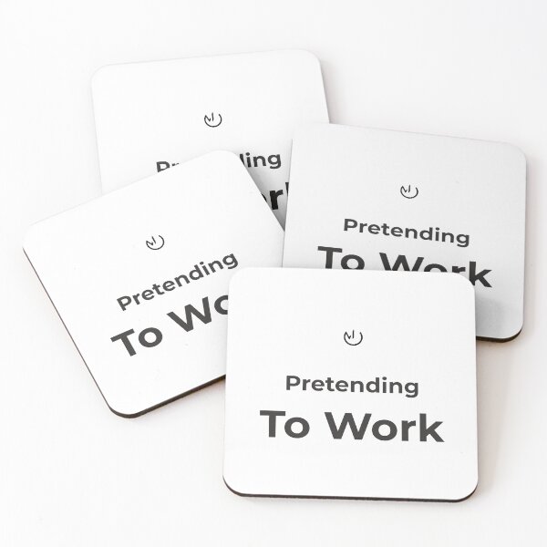 Item preview, Pretending To Work – Funny Office Humor Minimalist Design designed and sold by mostly_offline.