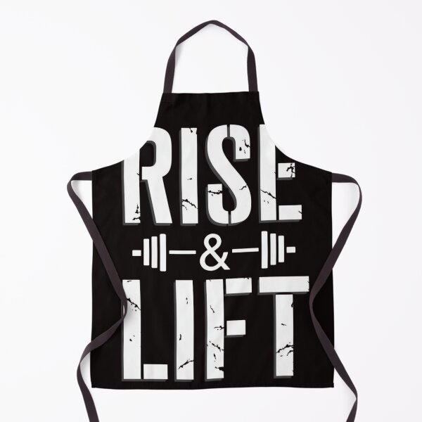 Item preview, Rise & Lift Gym Motivation Shirt | Fitness Quote Design designed and sold by guchieworldcollection.