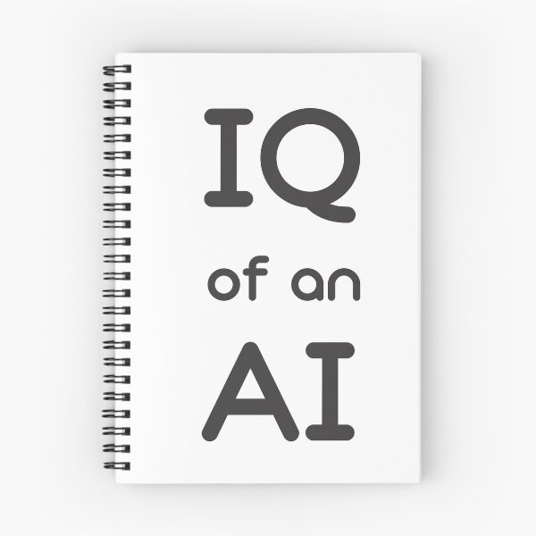 Item preview, IQ of an AI – Funny Artificial Intelligence Geek Tech Quote designed and sold by TubulGraphics.
