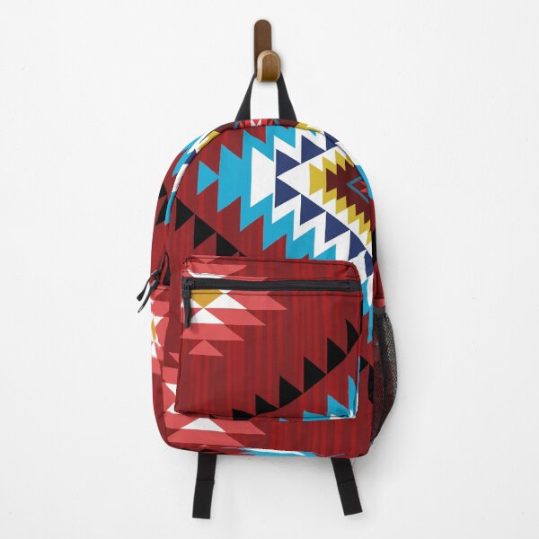 Item preview, Red Southwestern Geometric Textile Pattern designed and sold by PowerAntShop.