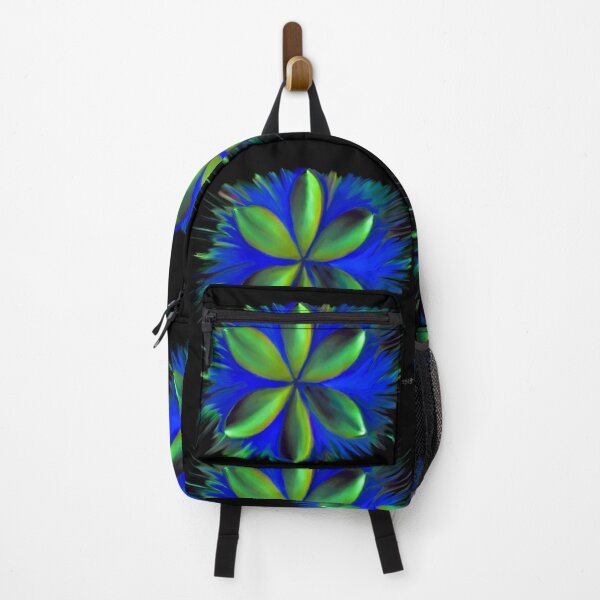 Item preview, Abstract Blue and Green Blossom designed and sold by Stacey's unpromised.