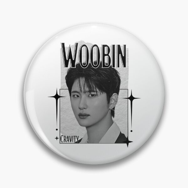 Item preview, Cravit Woobin Inspired K-Pop Boy Group Portrait korean pop idols nine member group kpop fan art designed and sold by HELL0WBELLO.