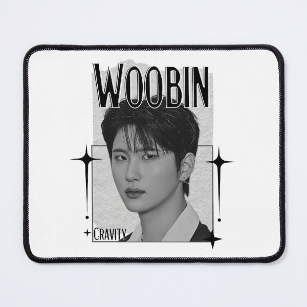 Item preview, Cravit Woobin Inspired K-Pop Boy Group Portrait korean pop idols nine member group kpop fan art designed and sold by HELL0WBELLO.