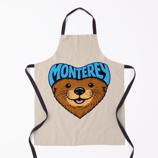 Item preview, Monterey, California - Sea Otter Heart Shape designed and sold by Myra365Art.