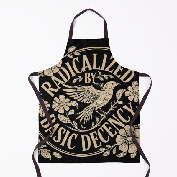 Item preview, Radicalized by Basic Decency Shirt, Vintage Floral Activist Protest Tee designed and sold by thudoando.