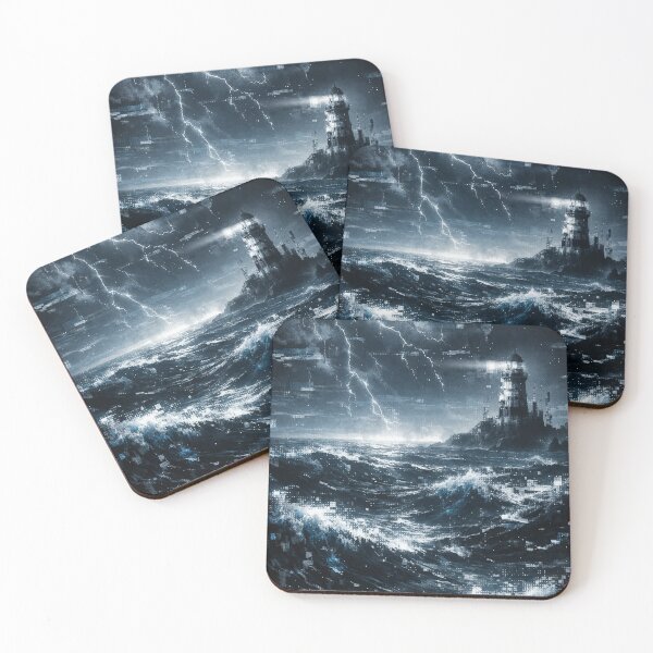 Item preview, The Lighthouse in Static designed and sold by AbstractAnom.
