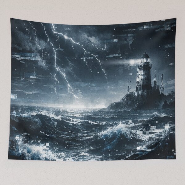Item preview, The Lighthouse in Static designed and sold by AbstractAnom.