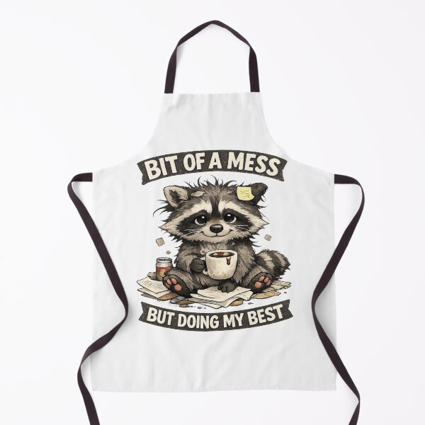 Item preview, Bit of a Mess but Doing my Best designed and sold by Cheddar The Raccoon.