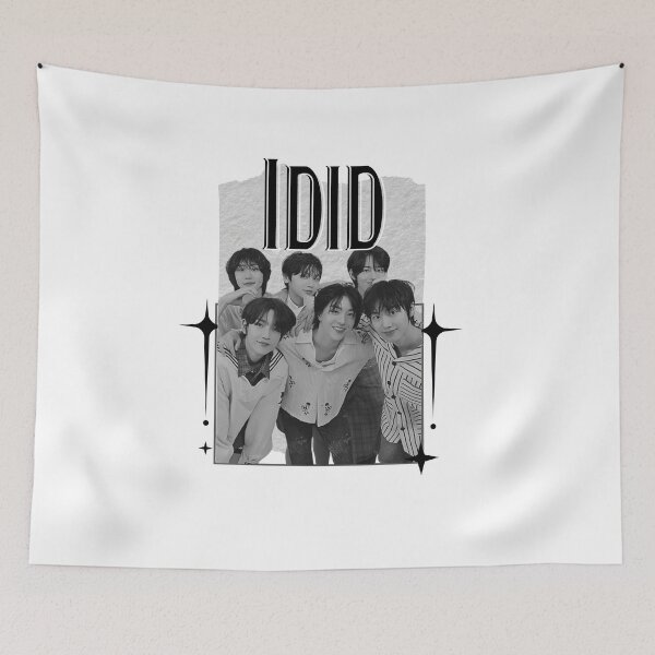 Item preview, Id1d K-Pop Boy Group Portrait korean pop idols nine member group kpop fan art designed and sold by HELL0WBELLO.