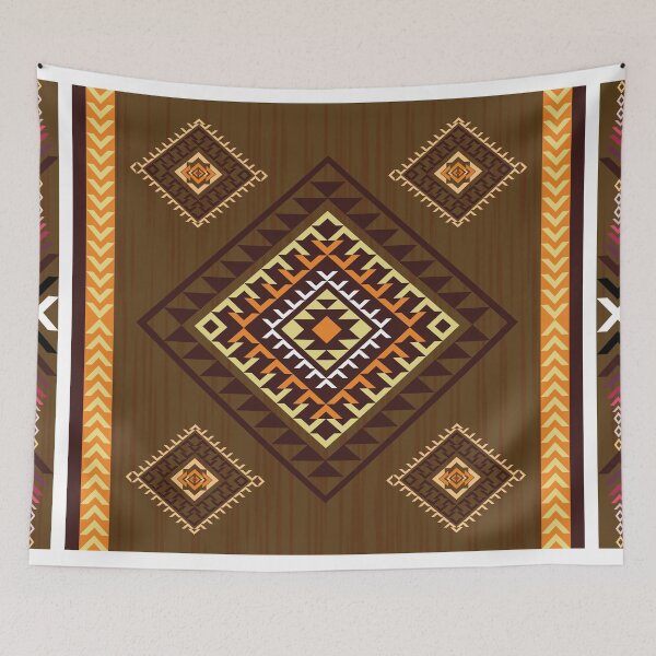 Item preview, Traditional Ethnic Geometric Textile Pattern designed and sold by PowerAntShop.
