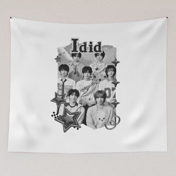 Item preview, Id1d K-Pop Boy Group Portrait korean pop idols nine member group kpop fan art designed and sold by HELL0WBELLO.