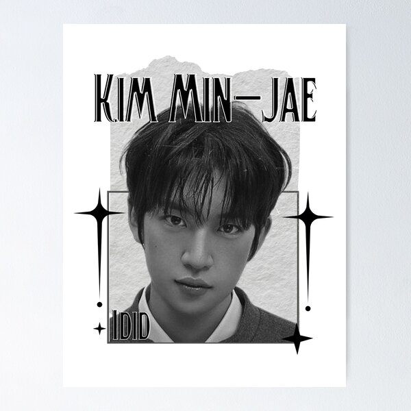 Item preview, Id1d Kim Min-jae K-Pop Boy Group Portrait korean pop idols nine member group kpop fan art designed and sold by HELL0WBELLO.