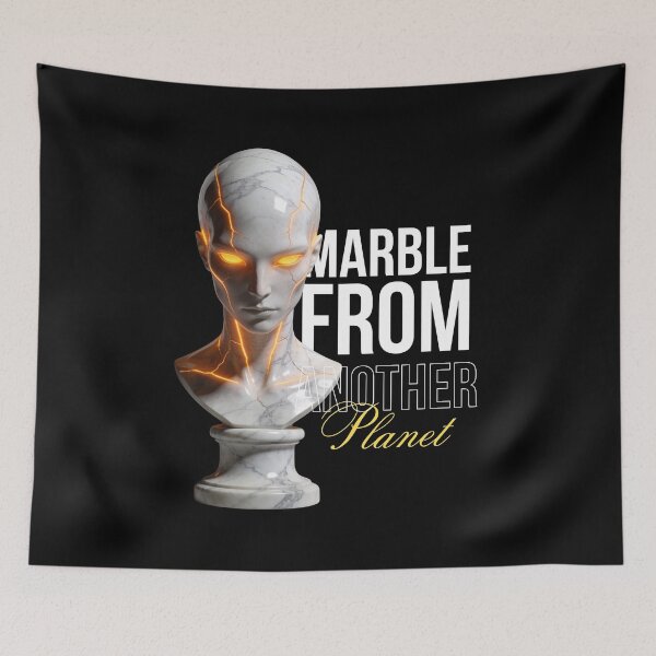Item preview, Marble From Another Planet – Alien Civilization Bust designed and sold by Marble Void.