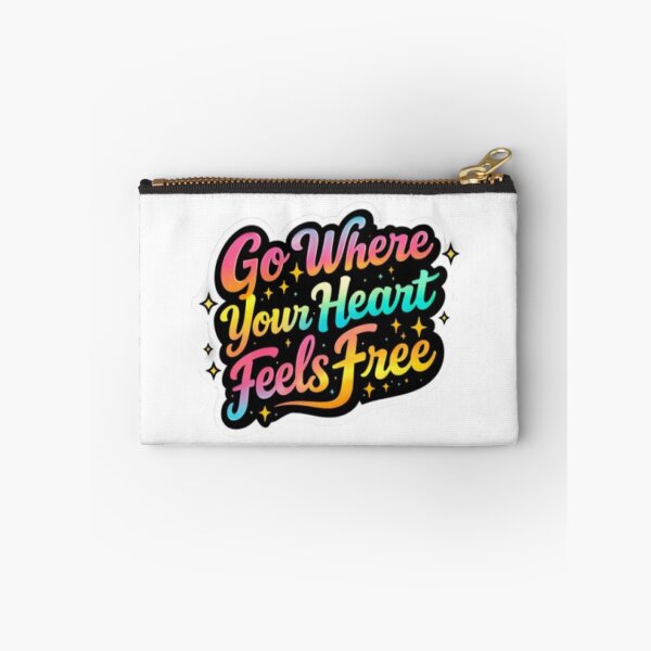 Item preview, - Go Where Your Heart Feels Free – Inspirational Quote Aesthetic Design designed and sold by ELVIN DESIGNS.