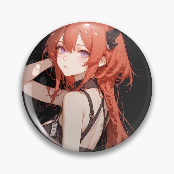 Item preview, Prelude Surtr Arknights Red Dress Dark Fantasy Anime Girl designed and sold by Tokyonomad.