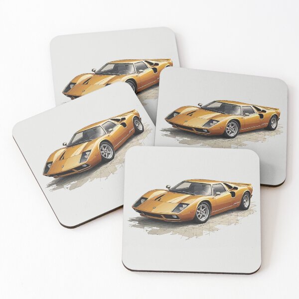 Item preview, Geometric Classic Italian Supercar Car Art designed and sold by Tklezardesigns.