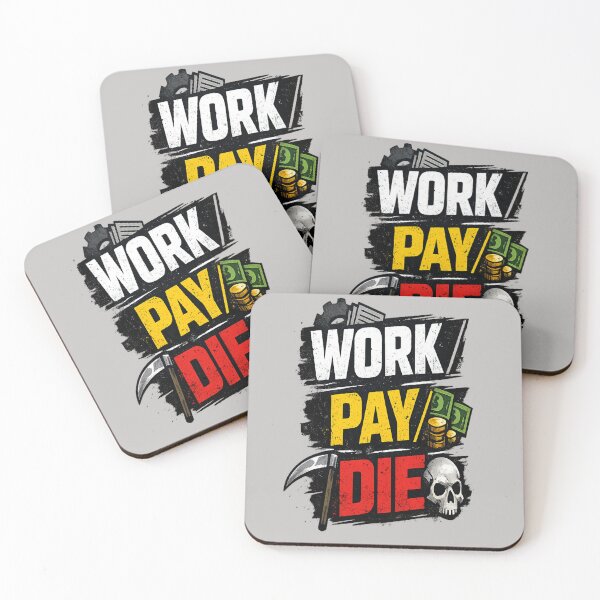 Item preview,  Work Pay Die –  Adult Life Cycle  designed and sold by NAJURE.
