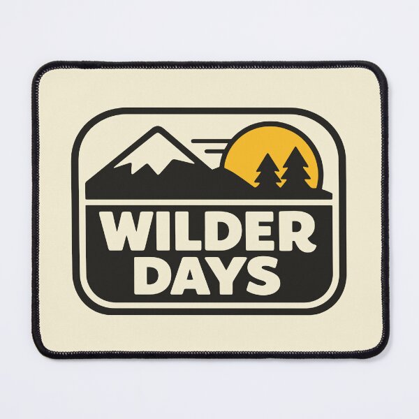 Item preview, Wilder Days Mountain Patch designed and sold by SnappyPNG.