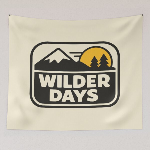 Item preview, Wilder Days Mountain Patch designed and sold by SnappyPNG.