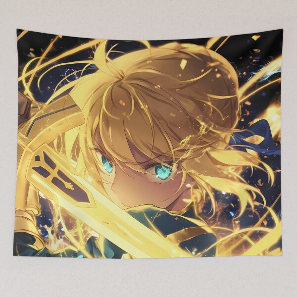 Item preview, Saber Fate Stay Night Golden Sword Fury designed and sold by Tokyonomad.