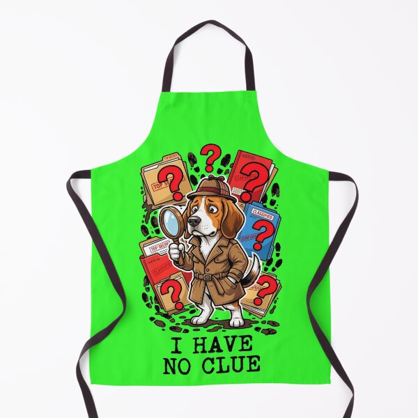 Item preview, Confused Beagle Detective Messy Ink Stamp Typography Funny Art designed and sold by Tong4130.