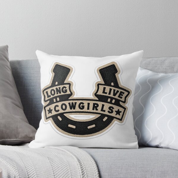 Item preview, A bold “Long Live Cowgirls” sticker inspired by classic Western patch designs. designed and sold by PIXEL POP DESIGNS - Beyond the Norm!.
