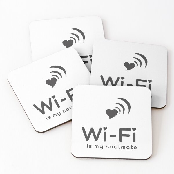 Item preview, Wi-Fi Is My Soulmate Funny Tech Quote | Internet Lover Meme Design designed and sold by TubulGraphics.