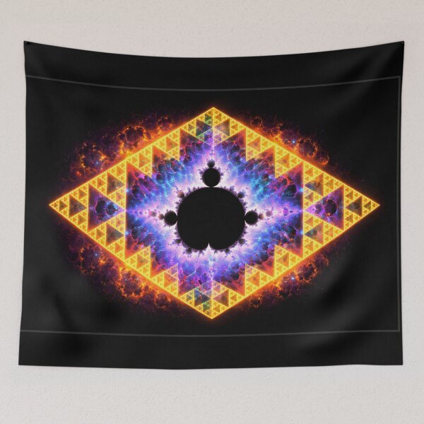 Item preview, Mandelbrot Infinity Within the Sierpinski Triangle designed and sold by Sybille-Yates.