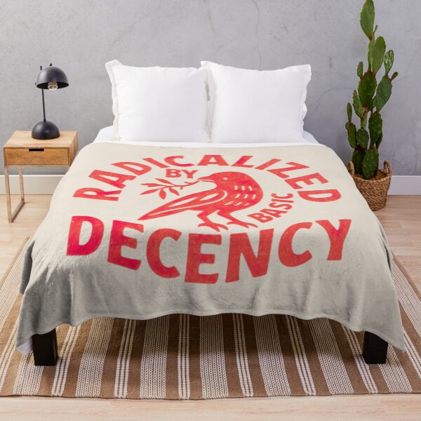 Item preview, Radicalized by Basic Decency Protest Shirt, Political Activist Statement Tee designed and sold by thudoando.