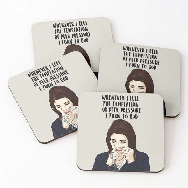 Item preview, Whenever I Feel The Temptation Of Peer Pressure, I Turn To God - Cruel Intentions (1999 Film) designed and sold by PopShopDesignFR.
