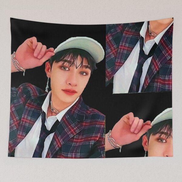 Item preview, Bang Chan holiday vibe - SKZ Pop art designed and sold by Tokraz-art.