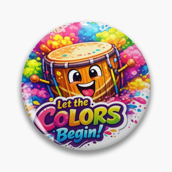 Item preview, Caption: “Let the Colors Begin!” designed and sold by STICKERS FOR SALE NOW.