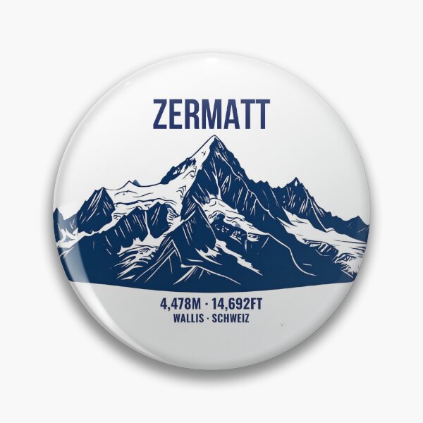 Item preview, Zermatt Matterhorn Swiss Alps Minimalist Mountain Print designed and sold by Savoie & Co.
