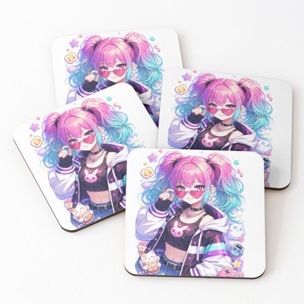 Item preview, Kawaii Gamer Girl – Pastel Anime Gaming Aesthetic designed and sold by Pixel Ronin.