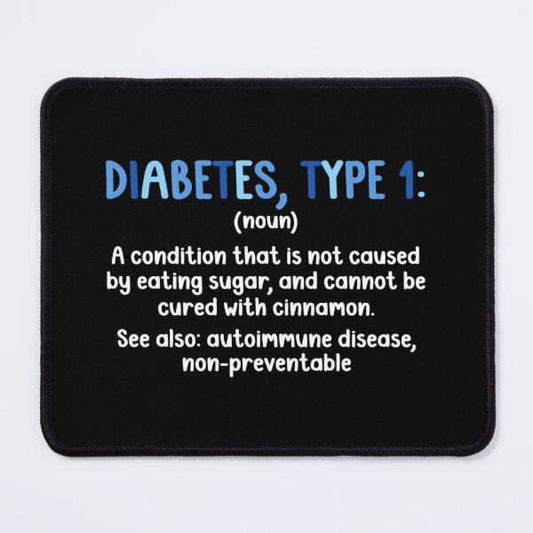 Item preview, Diabetes Type 1 Definition Type One Diabetes Awareness designed and sold by EzraIBlankenshi.